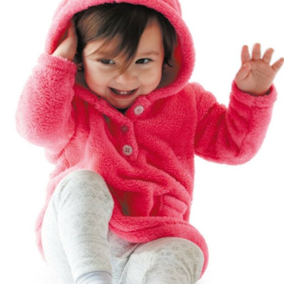 NWT Carter's Baby Girl's 2-PC Cardigan Leggings Set Hood Fair Isle 6M 9M… - Picture 5 of 5